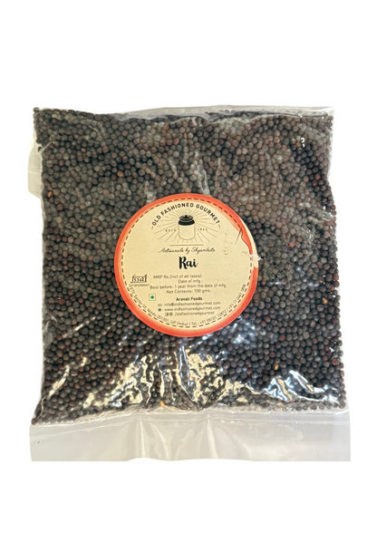 Mustard Seeds, Black, Rai, 100 gm