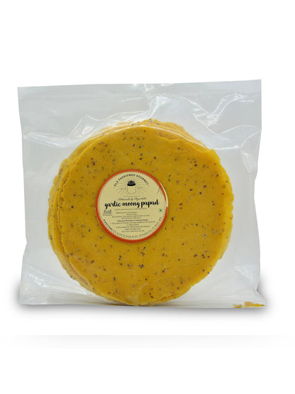 Garlic Moong Papad, Low Salt